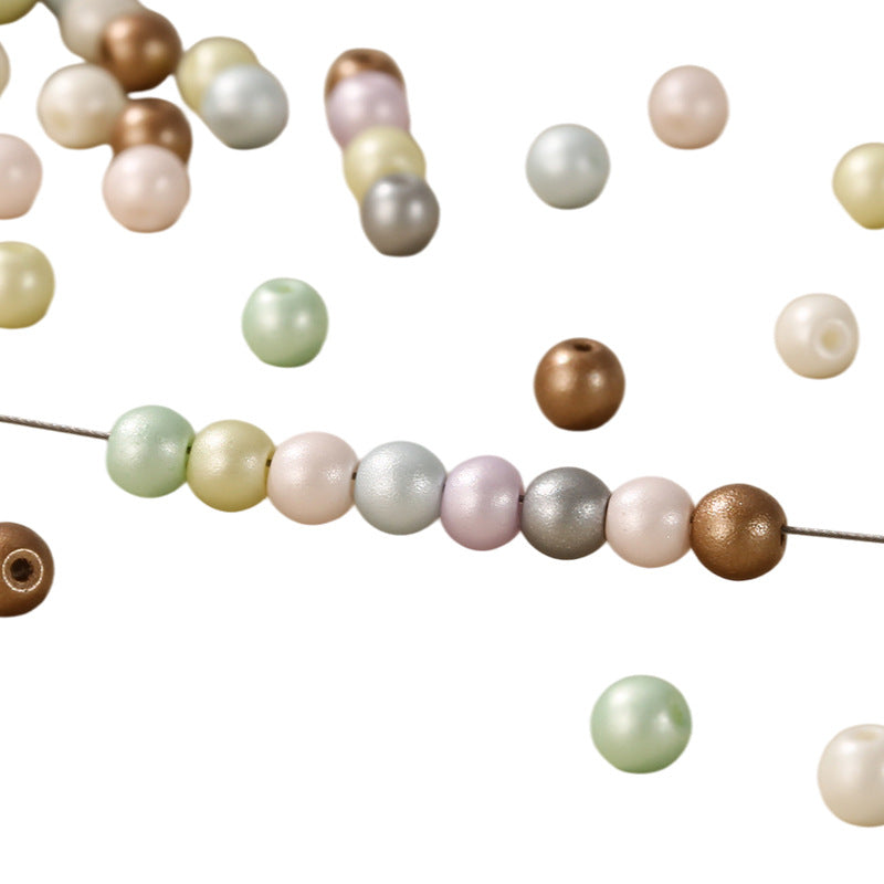 Round Faux Pearl Beads - 4mm Macaron