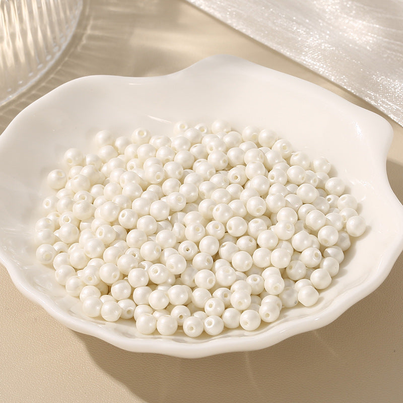 Round Faux Pearl Beads - 4mm Macaron