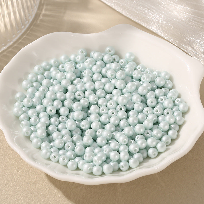 Round Faux Pearl Beads - 4mm Macaron
