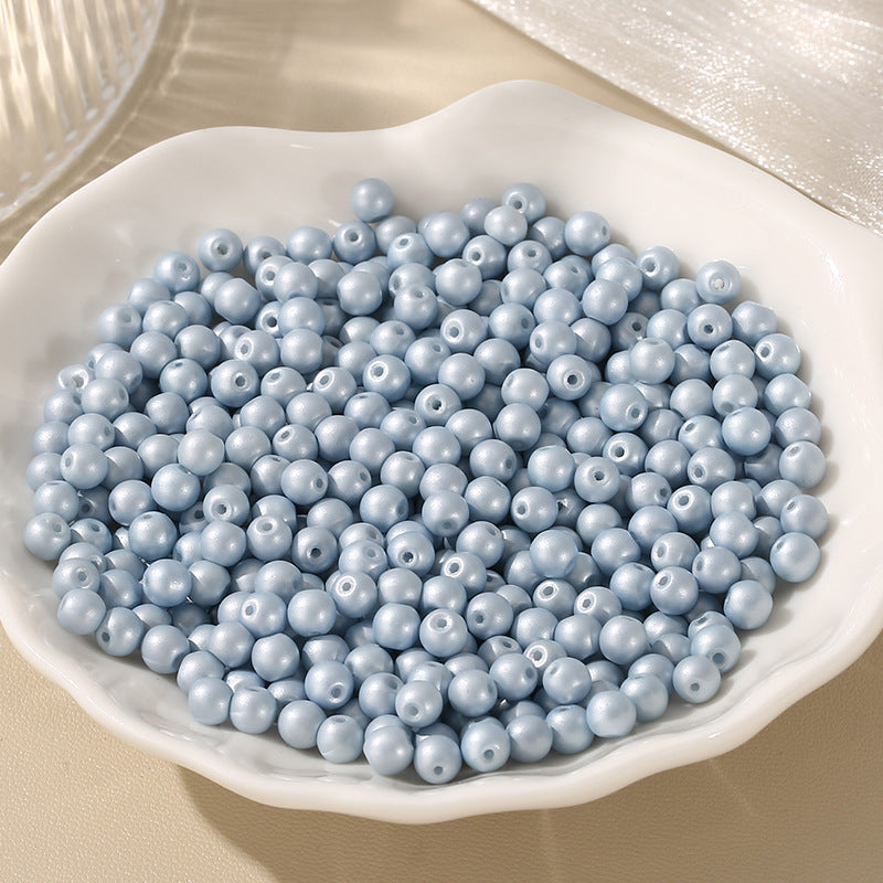 Round Faux Pearl Beads - 4mm Macaron