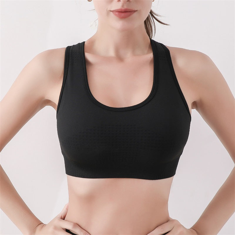 Wireless High Stretch Push-Up Sport Bra