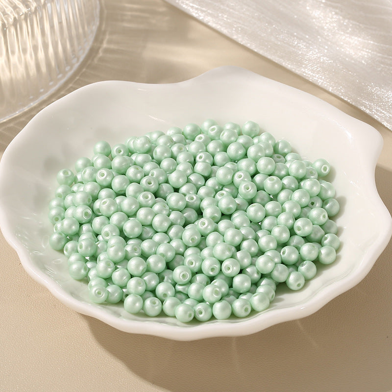 Round Faux Pearl Beads - 4mm Macaron