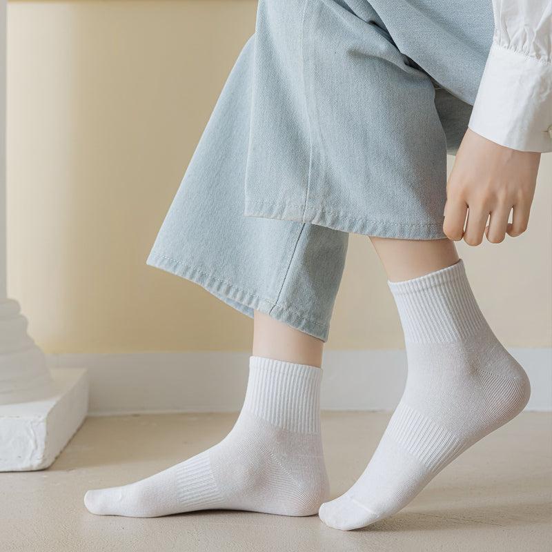Cotton Crew Socks 8-Pack