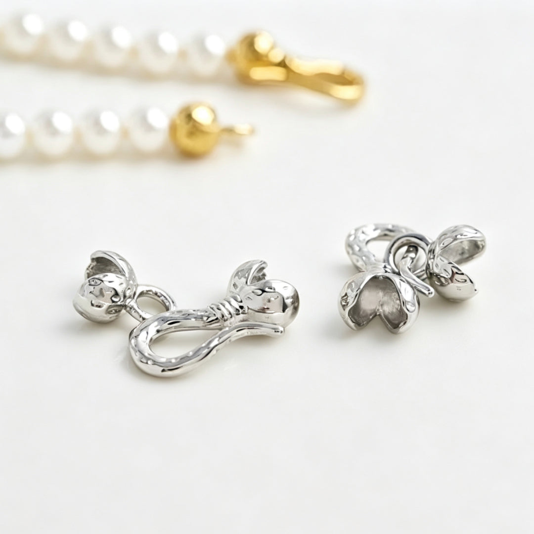 Lily Bud Toggle Clasp - Pack of 10