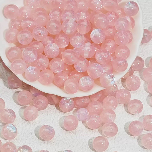 Round Simulated Cat Eye Resin Beads
