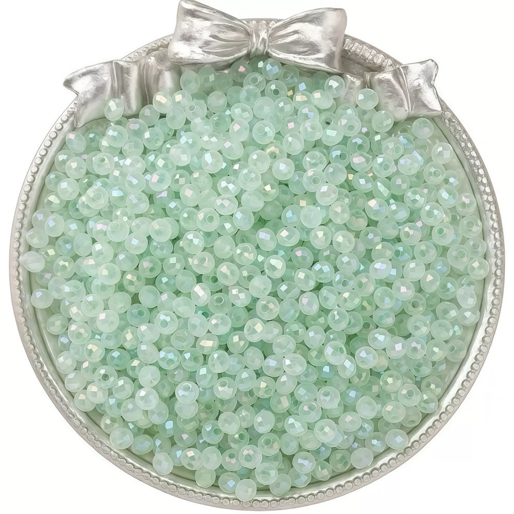 4mm Crystal Glass Seed Beads -10g