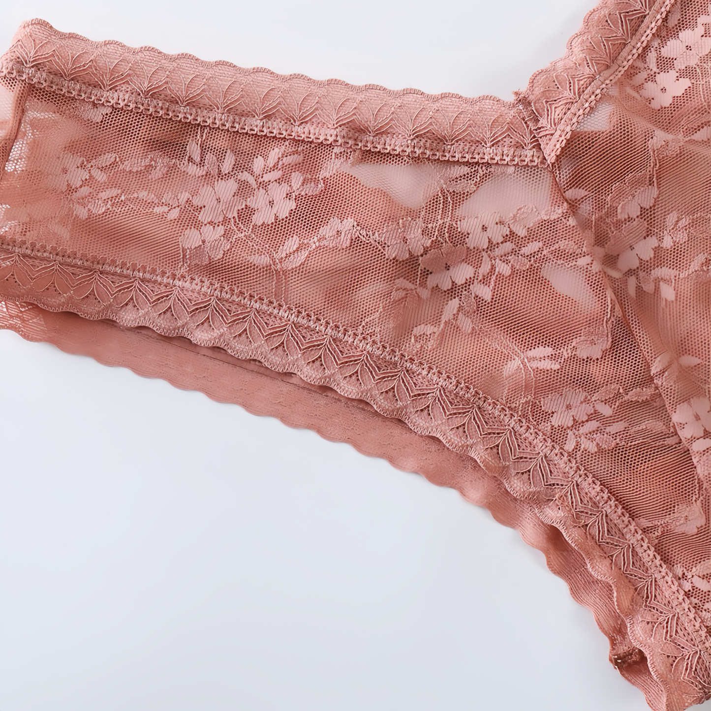 Sheer Floral Lace Underwear