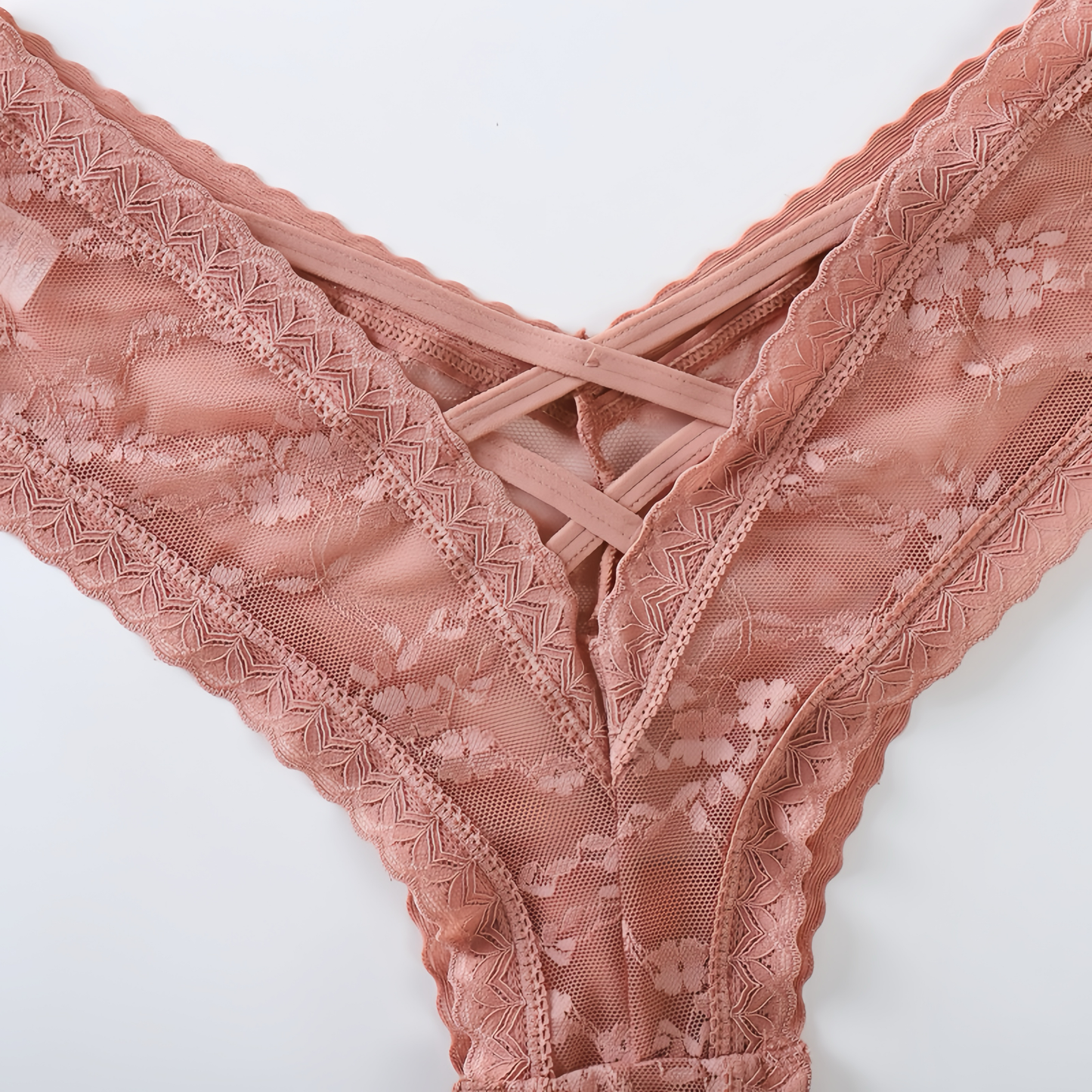 Sheer Floral Lace Underwear