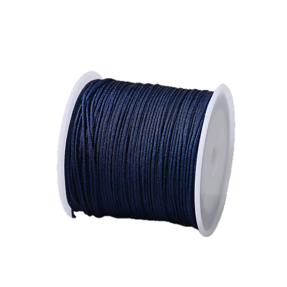 Large Spool Jade Braiding Cord - 0.8mm Waxed Nylon Thread