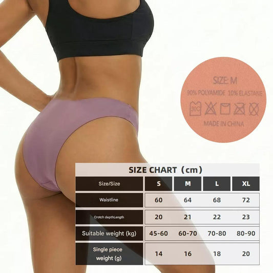 Ice Silk Panties Seamless Underwear 4 Packs