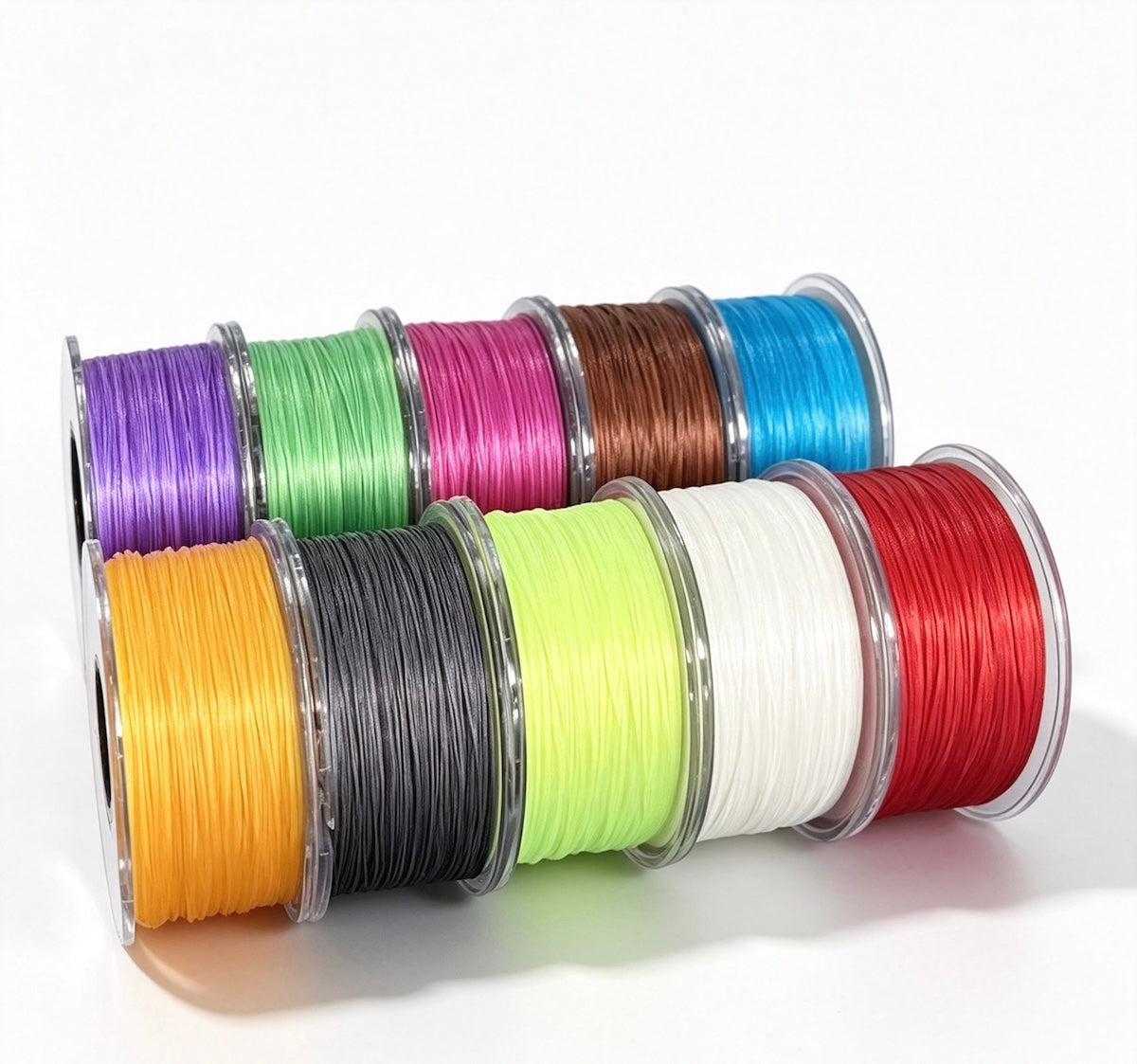 Gradient Flat Elastic Beading Thread - 100M