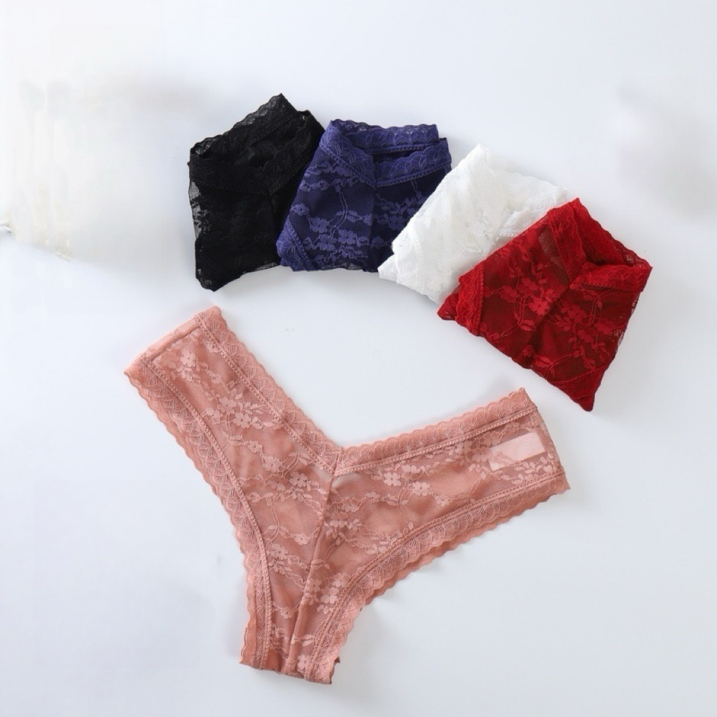 Sheer Floral Lace Underwear