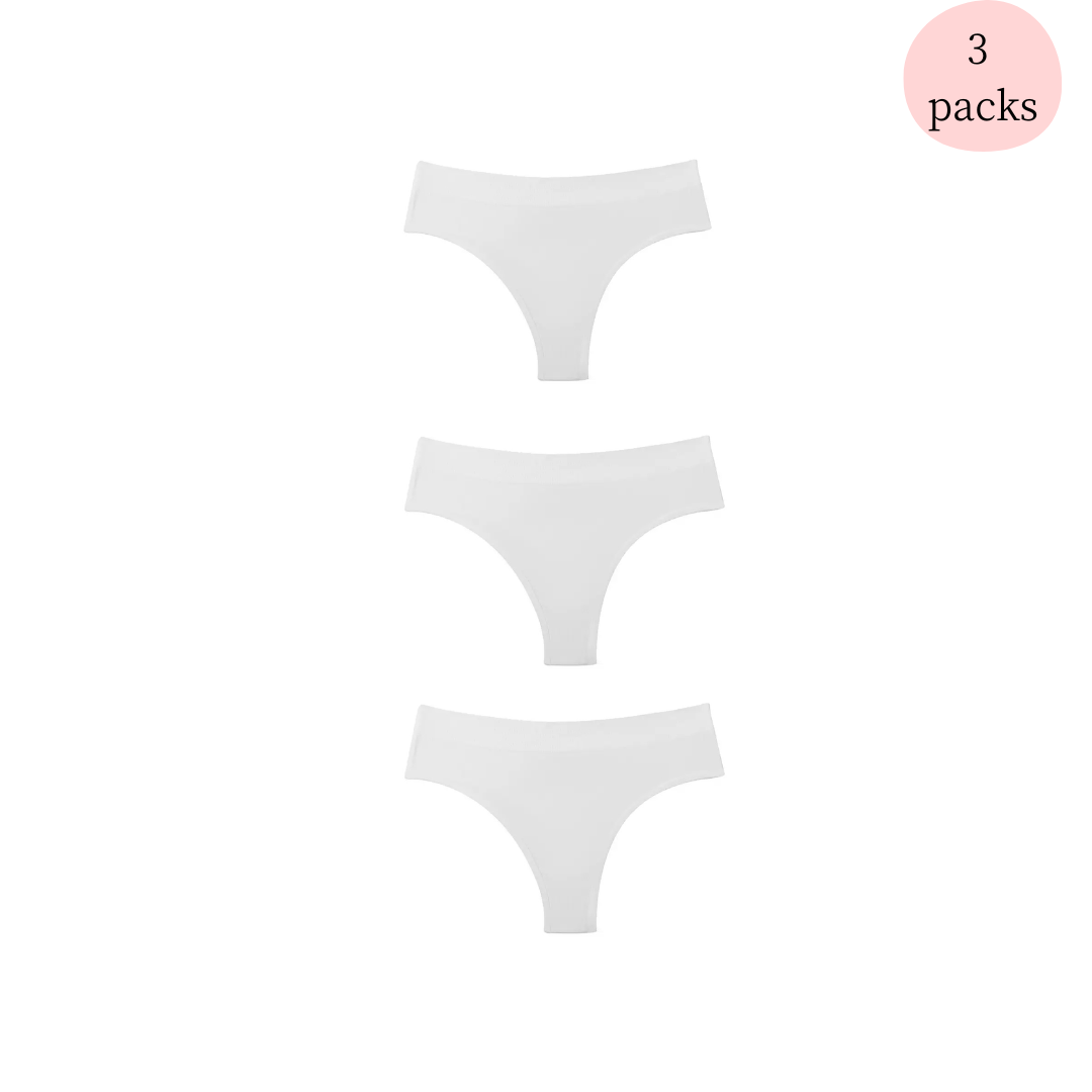 Seamless High Waist Thong 3packs